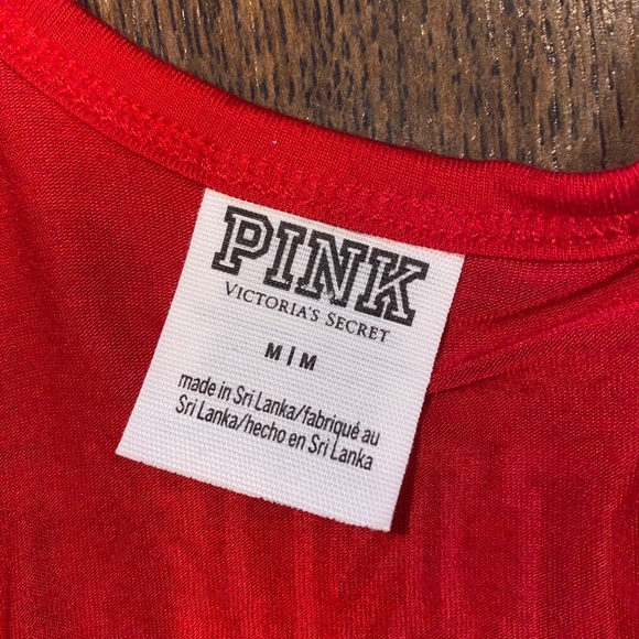 PINK OSU BUCKEYES BLING Cold shoulder T - Picture 3 of 4